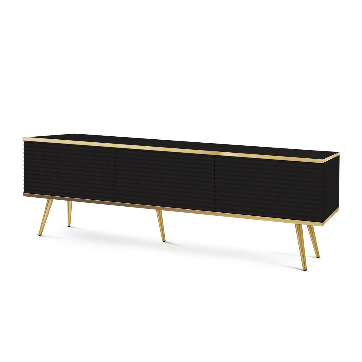 Meva TV-bord 175x30 med gyldne detaljer – billede 11