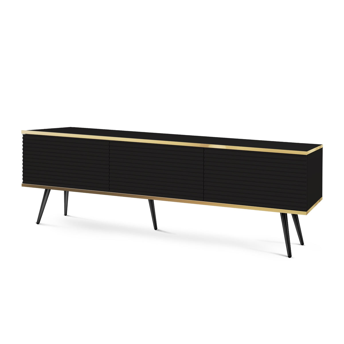 Meva TV-bord 175x30 med gyldne detaljer – billede 14
