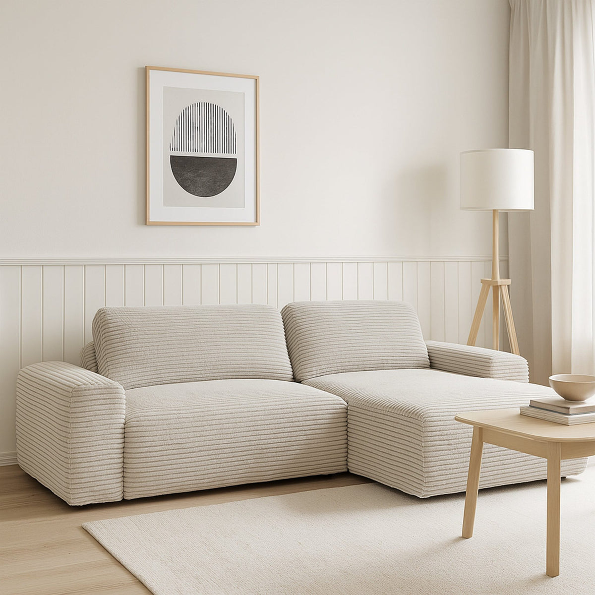Dori-hjørnesofa med sovefunktion, 125x200, med opbevaringsrum i moderne stil – billede 6