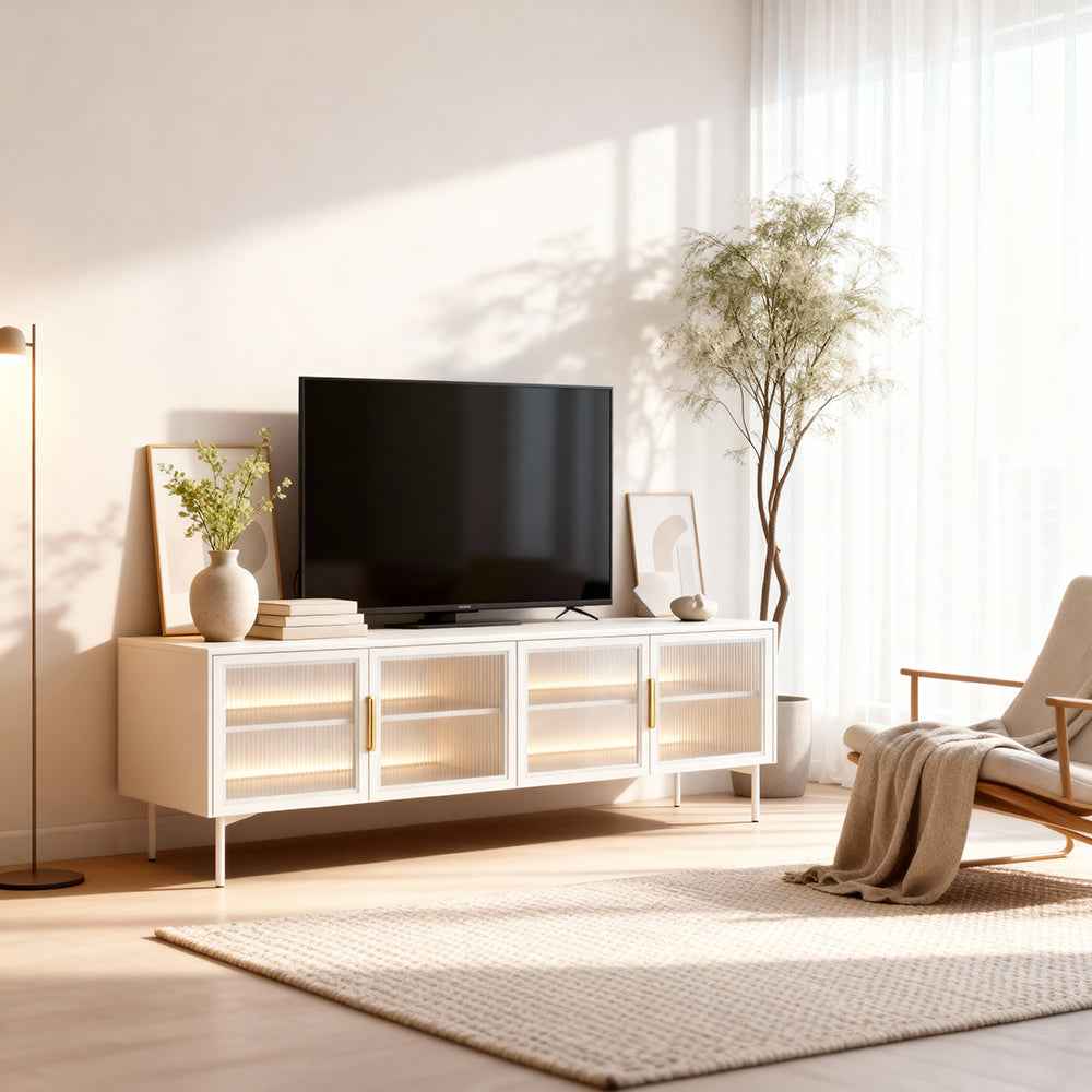 Lummer TV-bord til fjernsyn, 181x62, i moderne stil – i indretningen