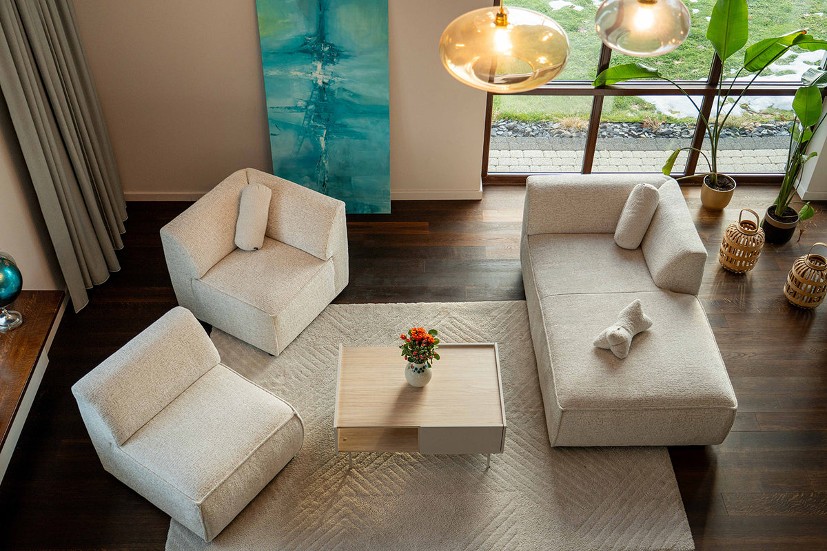 Sofa modułowa BRICK Moduł L Prawo