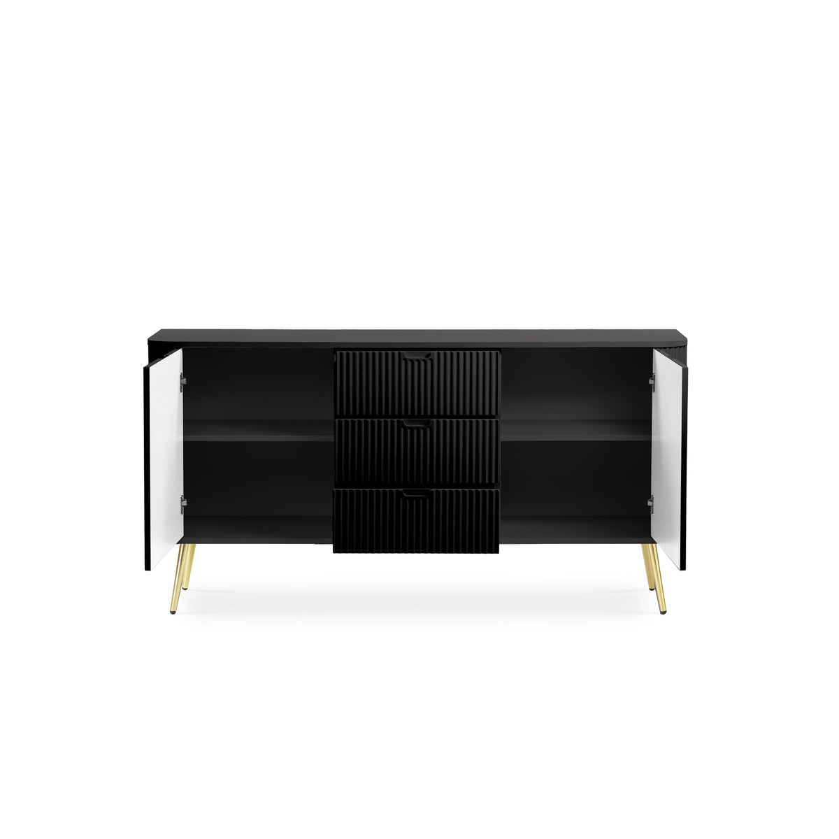 Eva-kommode med låger og skuffer, 168x87, i moderne stil – billede 14