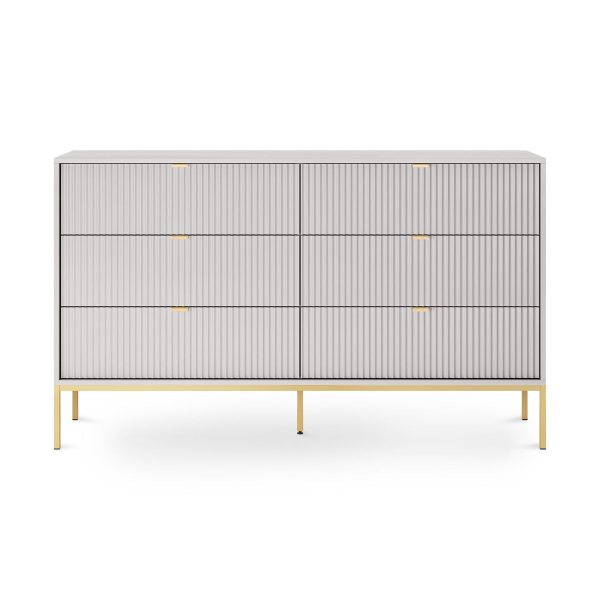 Komoda z szufladami 154x91 w stylu glamour | Roza