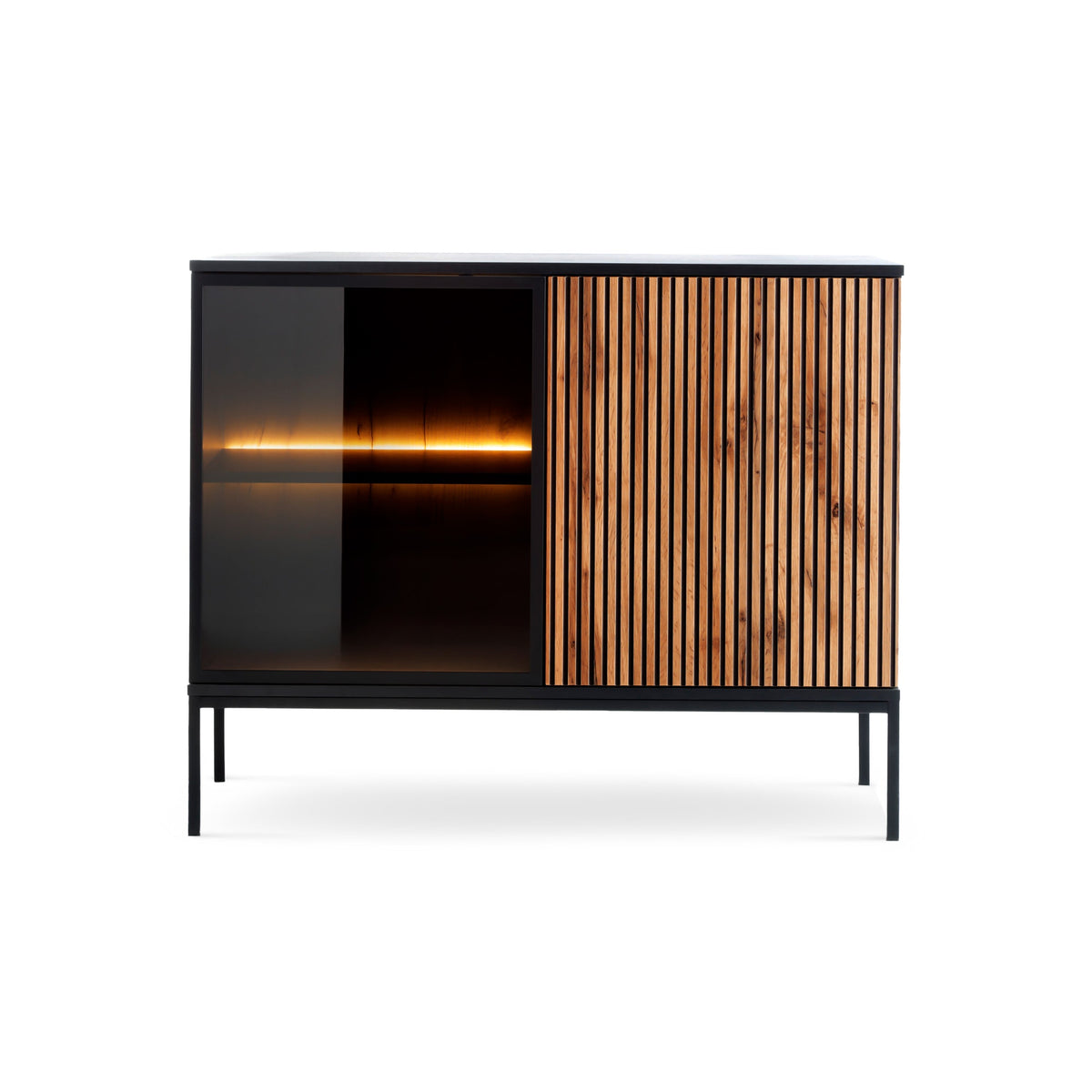 Lampy-kommode med låger, 104x83, i loftstil – billede 3