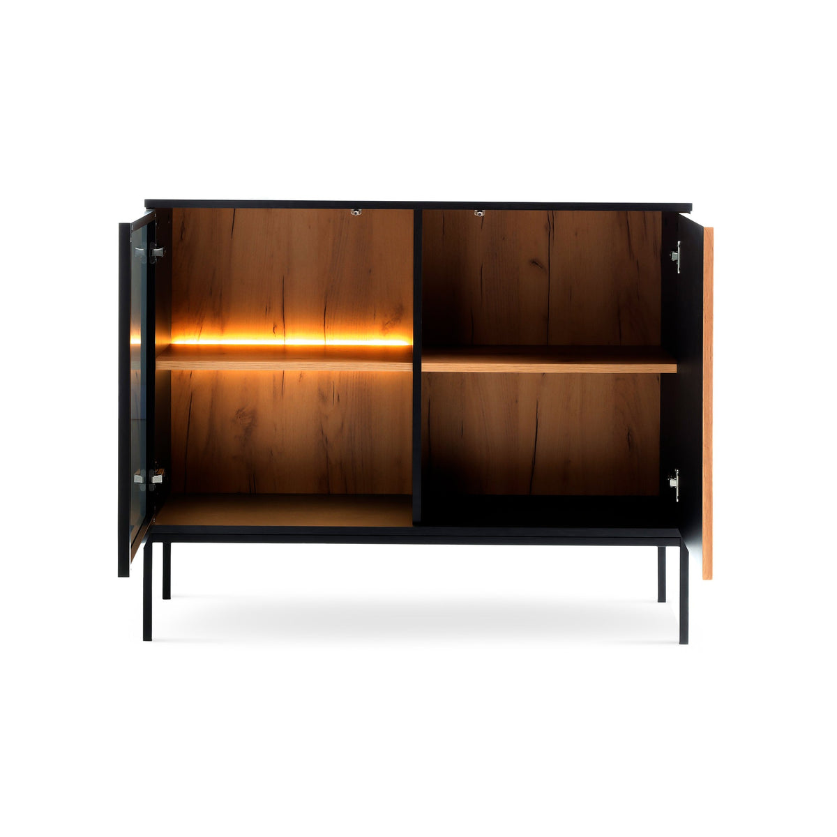 Lampy-kommode med låger, 104x83, i loftstil – billede 4