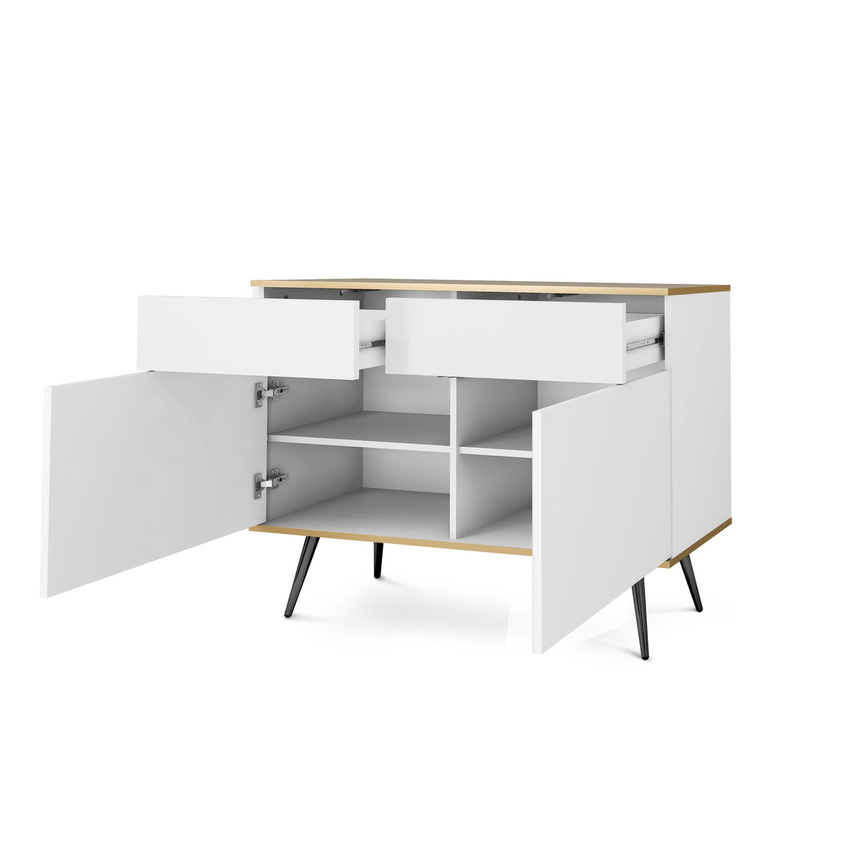 Meva-kommode 107x85 i glamour-stil – billede 9