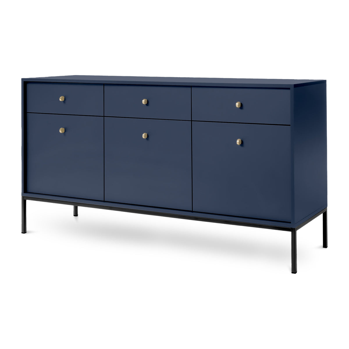 Kviat-kommode 154x84 i vintage-stil – billede 9