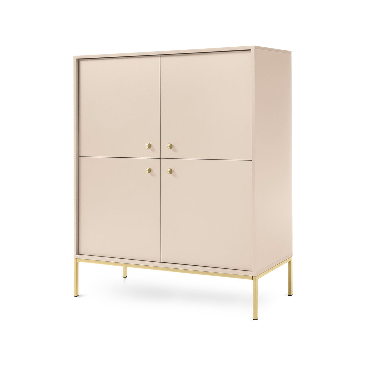 Kviat-kommode 104x126 i vintage-stil – hovedbillede | Pillovely