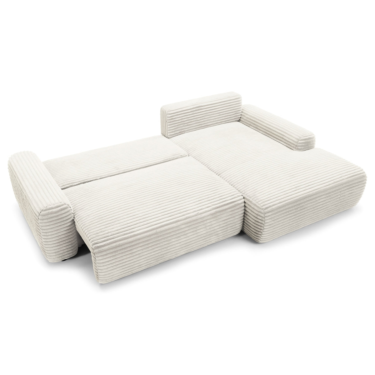 Dori-hjørnesofa med sovefunktion, 125x200, med opbevaringsrum i moderne stil – billede 4