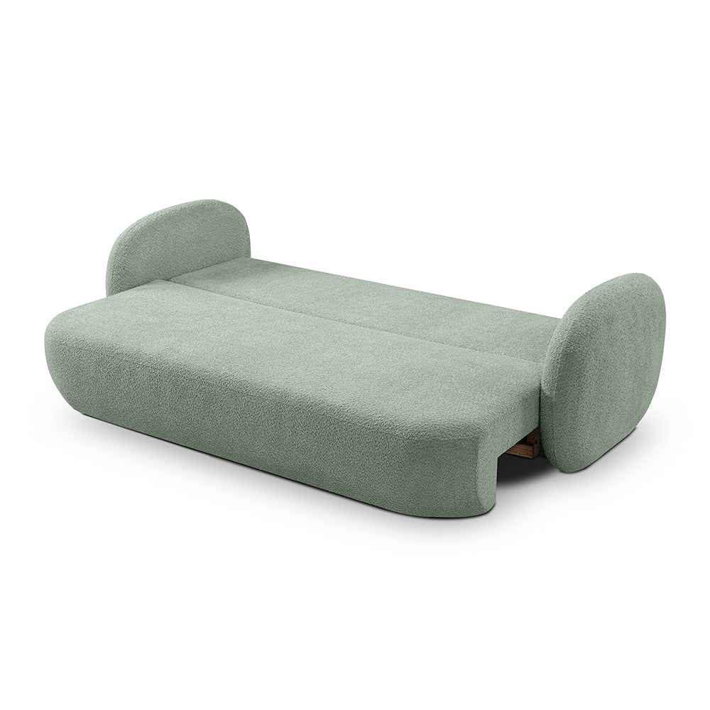 Olemo-sovesofa, 142x200, i moderne stil, Abriamo-stof – med åbne fronter