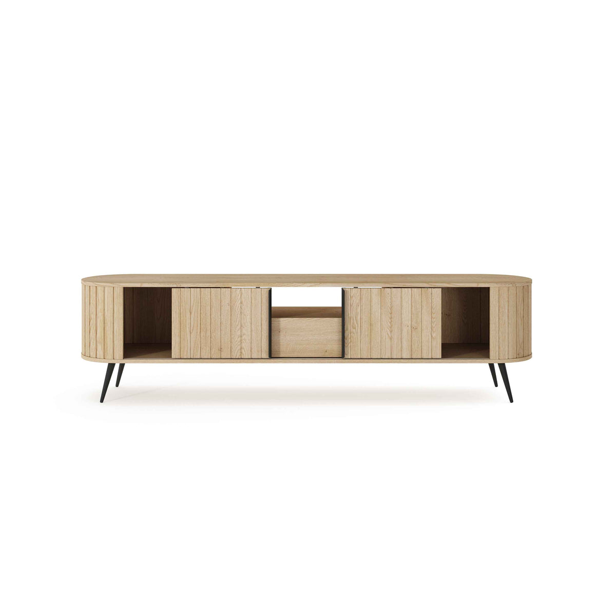 Llovia TV-bord 196x51 i moderne stil – med åbne fronter