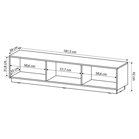 Westa TV-bord 180x42 – billede 5