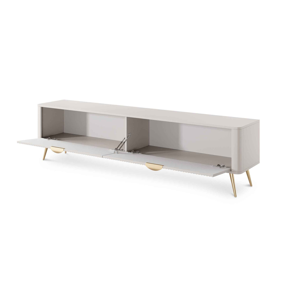 Laanti TV-bord 200x51 i moderne stil – med åbne fronter