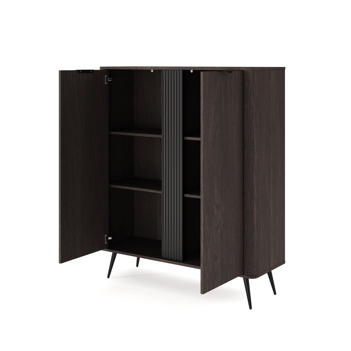 Høj kommode med 2 låger, 113 x 134, i soft loft-stil | Velia
