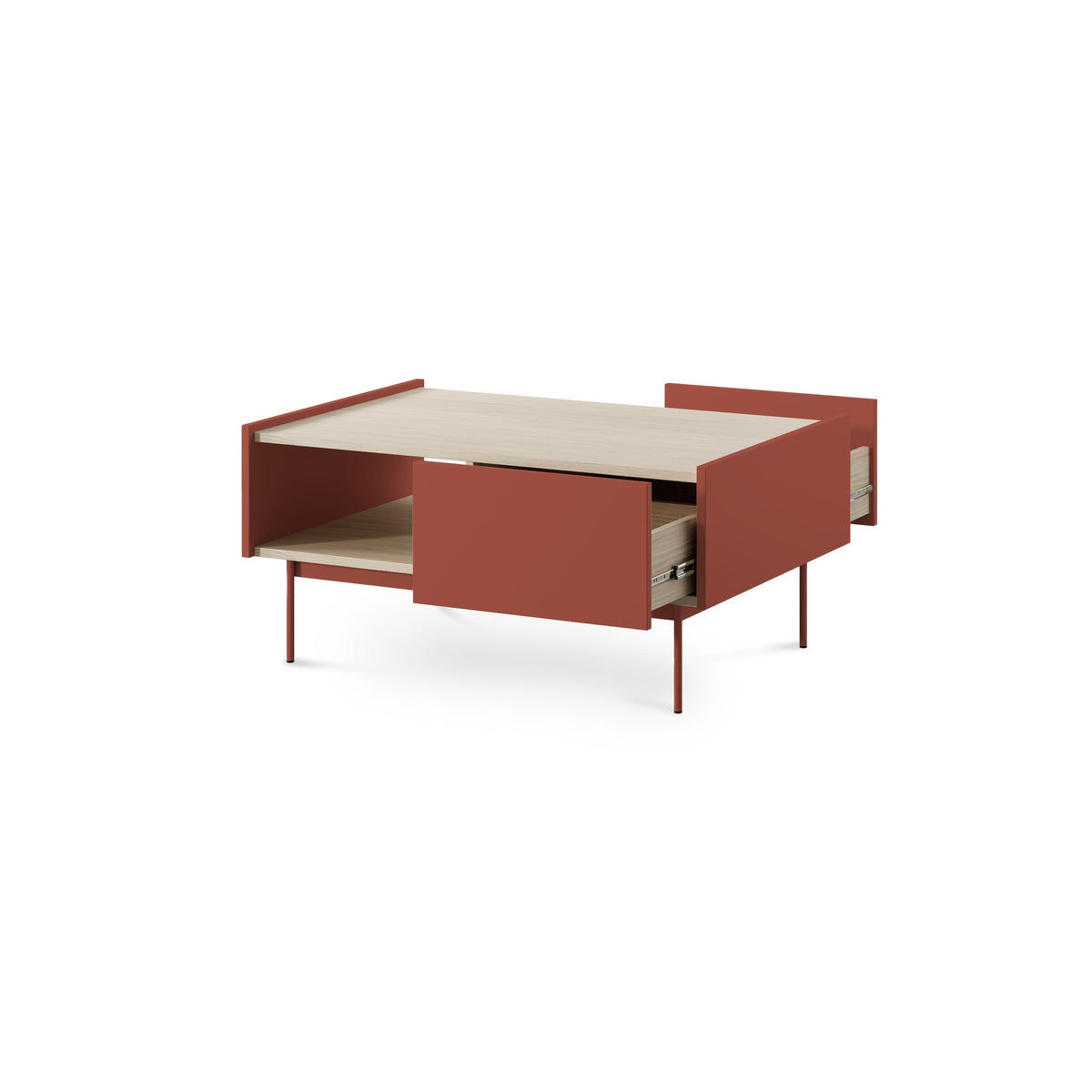 Bema-sofabord 97x45 i moderne stil med skuffe og hylde – billede 9