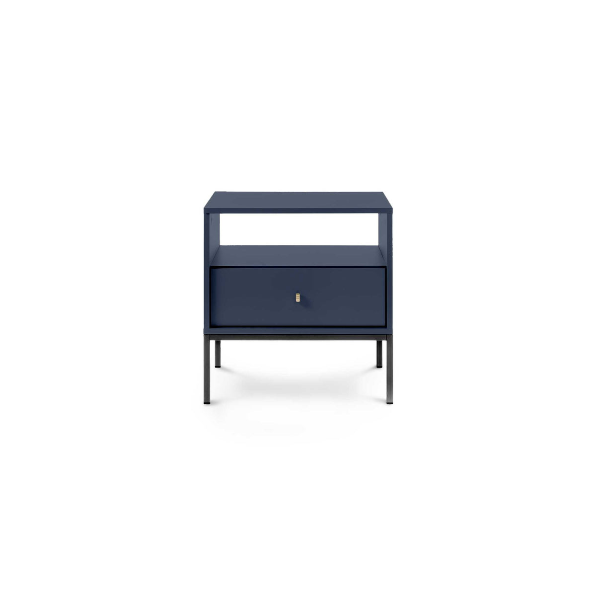 Kviat-natbord med skuffe, 54 x 57 cm, i modern classic-stil – billede 12