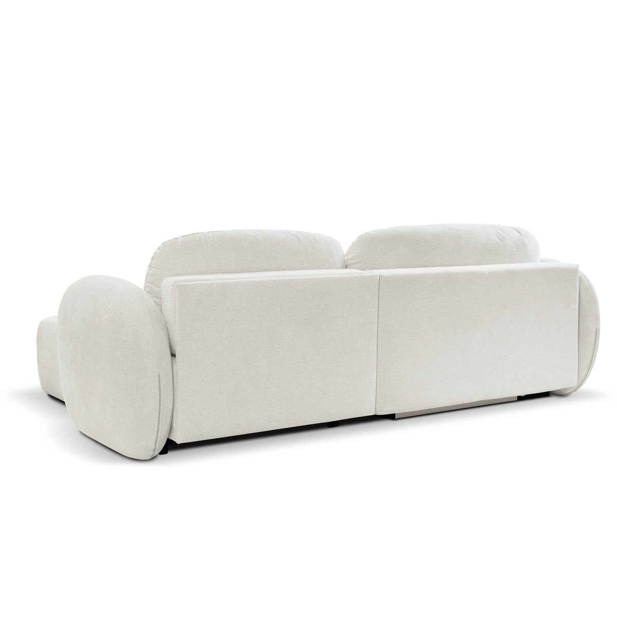 Olemo DL-hjørnesofa med sovefunktion, 248 cm, i moderne stil, Aragon-stof – set bagfra