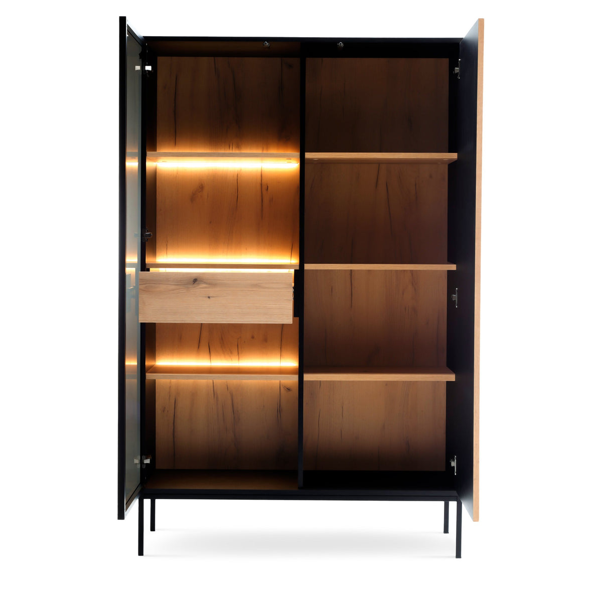 Lampy-kommode med låger og skuffe, 104x166, i moderne stil – billede 9