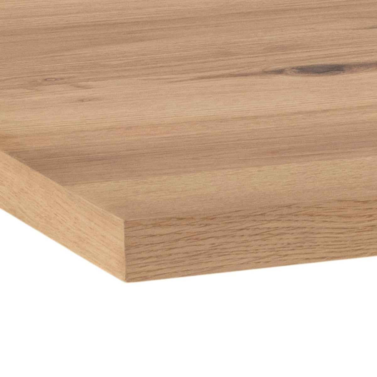 Oryss Oak-spisebord 220x76 i industriel stil – nærbillede af detaljer og struktur