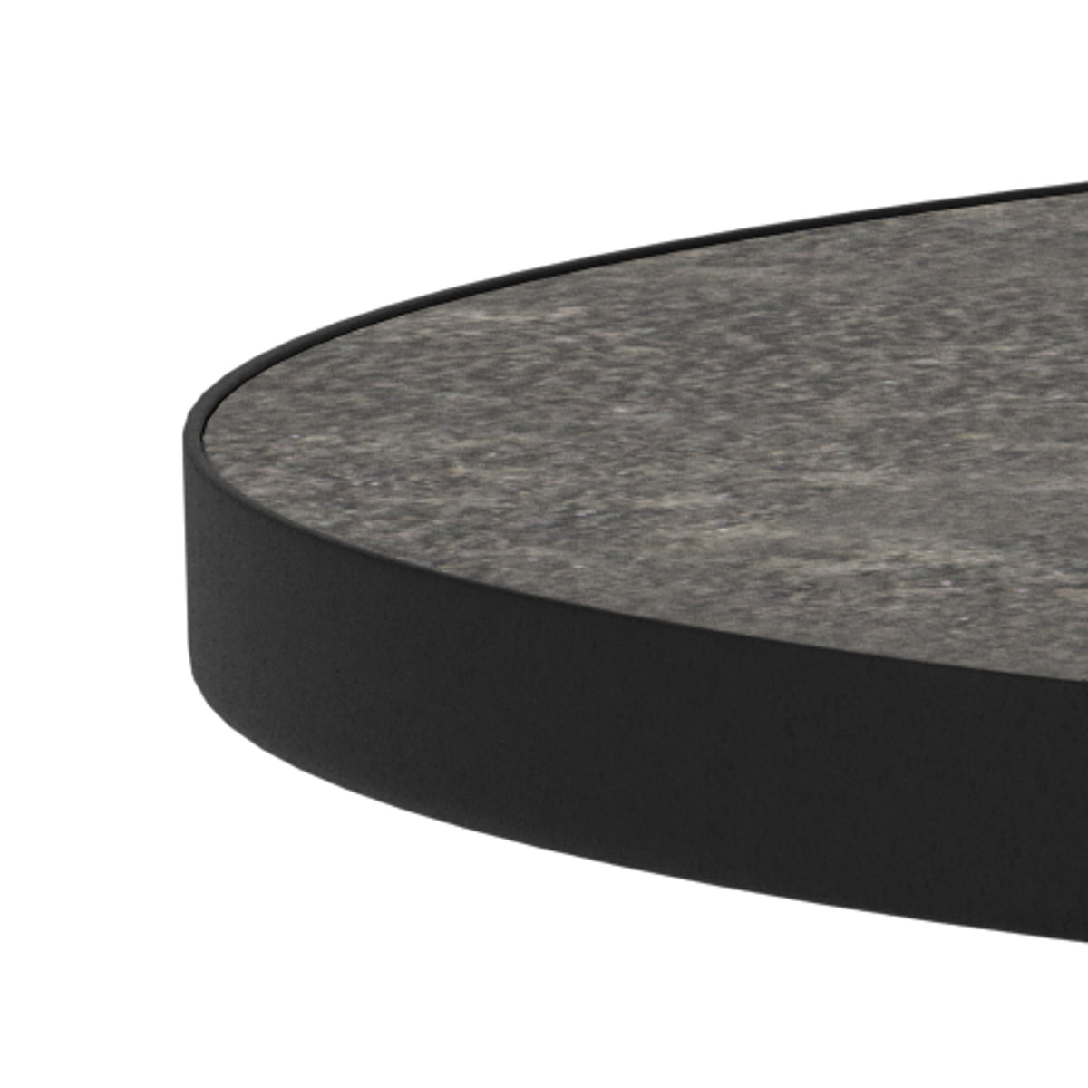 Det runde Soren-sofabord med en diameter på 66 cm i moderne stil – nærbillede af detaljer og overflade