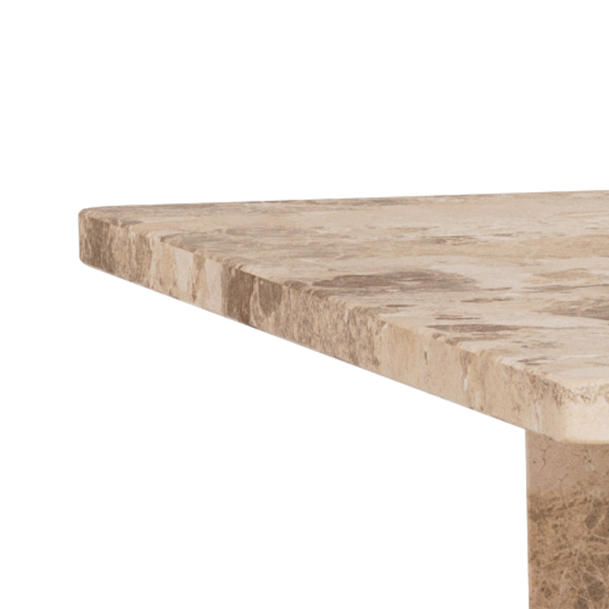 Plaris-sofabord 140x42 i elegant stil – nærbillede af detaljer og overflade