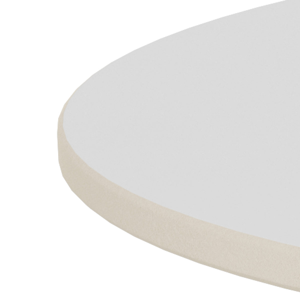 Det runde Fumor-sofabord med en diameter på 70 cm i moderne stil – nærbillede af detaljer og overflade