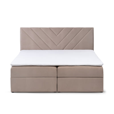 Lasy-kontinentalseng med topper i moderne stil – set forfra