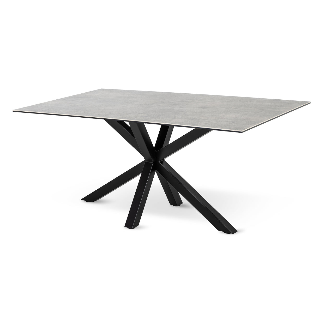 Spisebord 160x76 i moderne stil | Oryss, lys aske