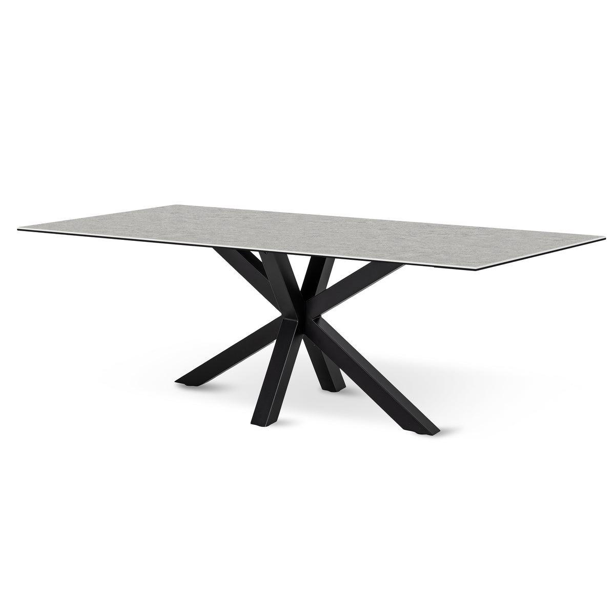 Spisebord 200x76 i moderne stil | Oryss, lys aske
