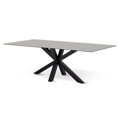 Spisebord 200x76 i moderne stil | Oryss, lys aske
