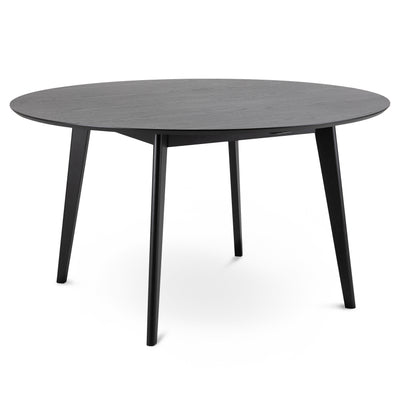 Rund spisebord Krel 140x76 i skandinavisk stil | Krel, mat sort