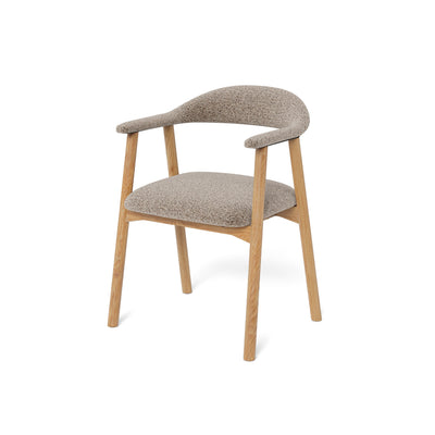 Sæt med to stole med armlæn i skandinavisk stil | Hikari Komfort Grå Beige