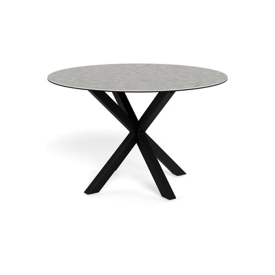 Rund spisebord 119x76 i moderne stil | Stela, lys sten