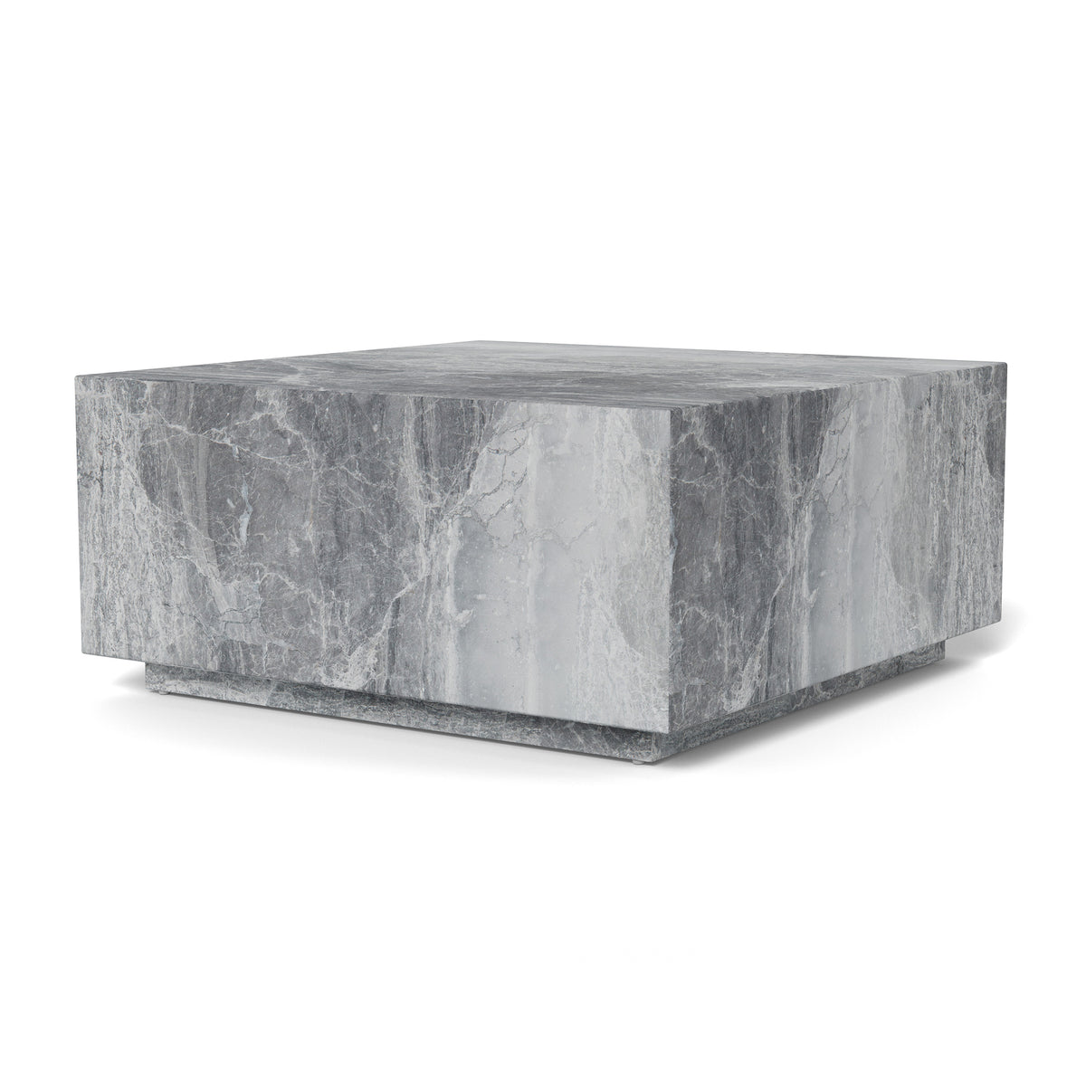 Sofabord 90x42 i minimalistisk stil | Quadrato Grå Marmor