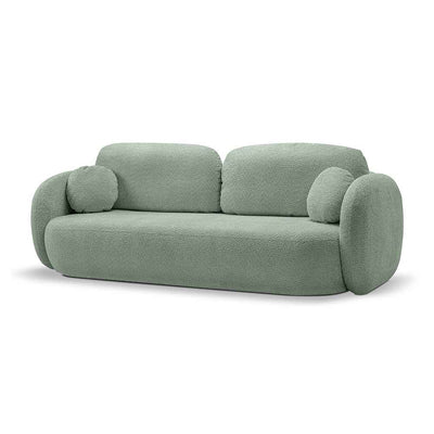 Olemo-sovesofa, 142x200, i moderne stil, Abriamo-stof – set fra en vinkel | Pillovely