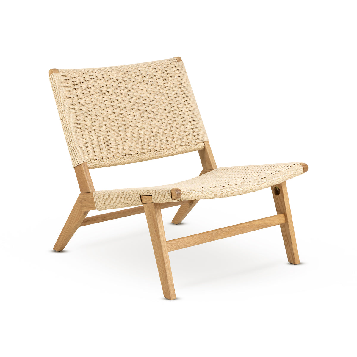 Lænestol med papirflet i skandinavisk stil | Eren Beige