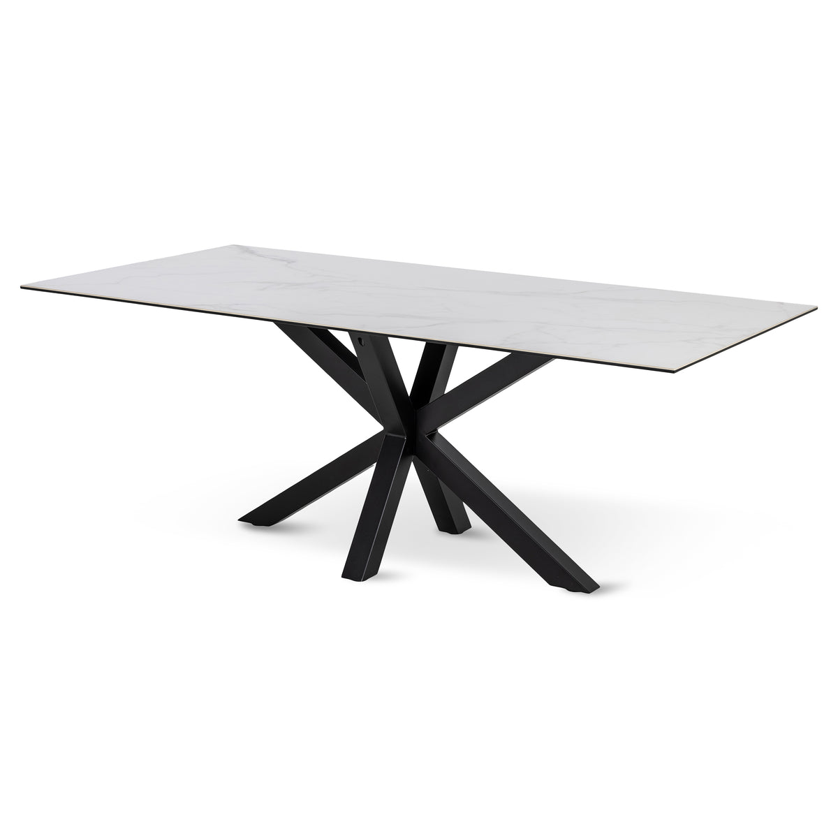 Oryss-spisebord 200x76 i moderne stil – set fra siden | Pillovely