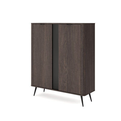 Høj kommode med 2 låger, 113 x 134, i soft loft-stil | Velia