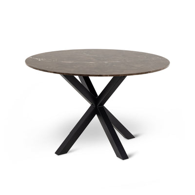 Morial rundbord 120x76 til spisestuen i elegant stil – set fra siden | Pillovely