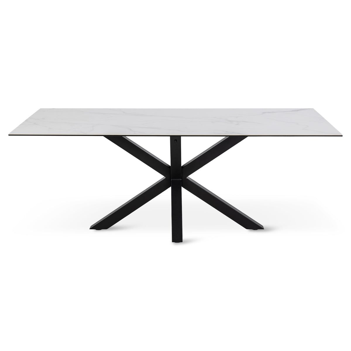 Oryss-spisebord 200x76 i moderne stil – set forfra