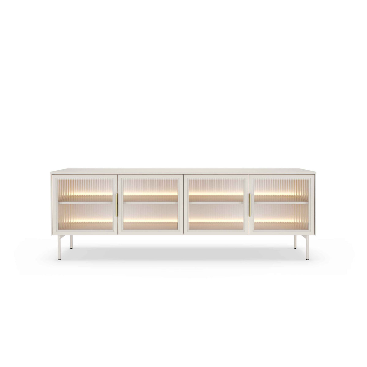 Lummer TV-bord 181x62 i moderne stil – set forfra