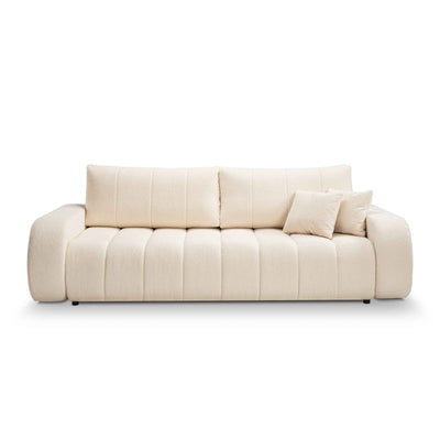 Baloa 3-personers sovesofa, 144x200, i skandinavisk stil – set forfra