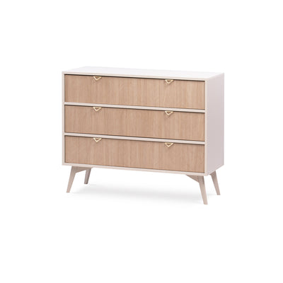 Kommode med skuffer 106x80 i japandi-stil | Mandala Sandbeige