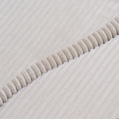 Kamelia-sofa i skum, fritstående, 200 cm, med sovefunktion i japandi-stil – nærbillede af detaljer og struktur