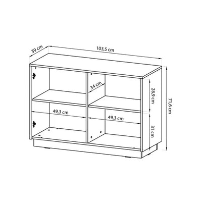 Westa-kommode 104x72 i moderne stil – billede 12