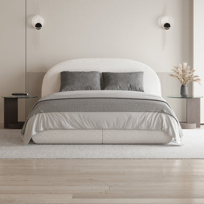 Glori-polsterseng 140/160/180 x 200 med opbevaringsrum i moderne stil – i indretningen