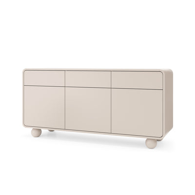 Komoda Ballo 160x75 w stylu japandi – widok pod kątem | Pillovely