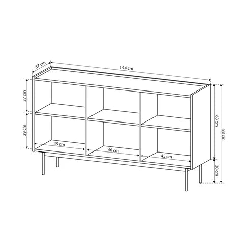 Bema-kommode 144x83 i moderne stil – billede 11