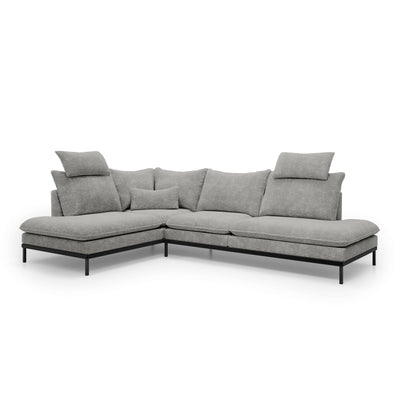 Leafy Premium hjørnesofa til 4 personer 293×198 cm i elegant stil – set fra siden, højre side | Pillovely
