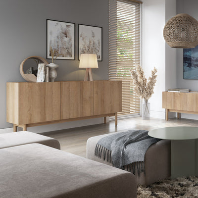 TV-bord 144x48 i boho-stil | Anawa